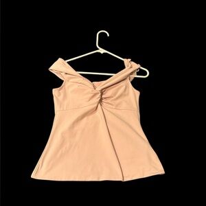 Aritzia Off-Shoulder Pink Top